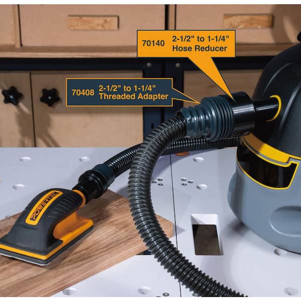 POWERTEC 70297V modulaire stap 4 in 1 adapter - Koop Vac Stofafscheider Slangfitting, 1 PK POWERTEC 70297V modulaire stap 4 in 1 adapter - Koop Vac Stofafscheider Slangfitting, 1 PK