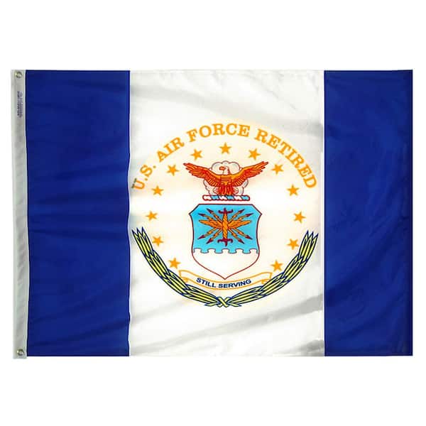 Annin Flagmakers 3 ft. x 4 ft. Nylon U.S. Air Force Retired Armed Forces Flag