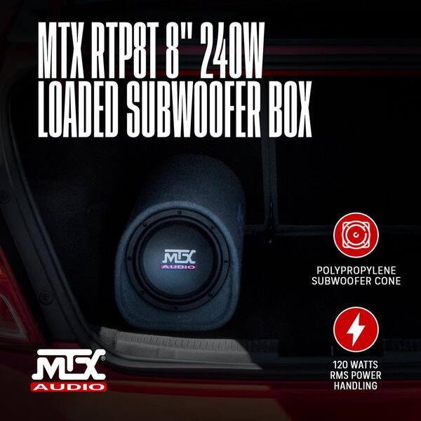 MTX AUDIO MTX AUDIO RT8PT 240-Watt Car Loaded Subwoofer