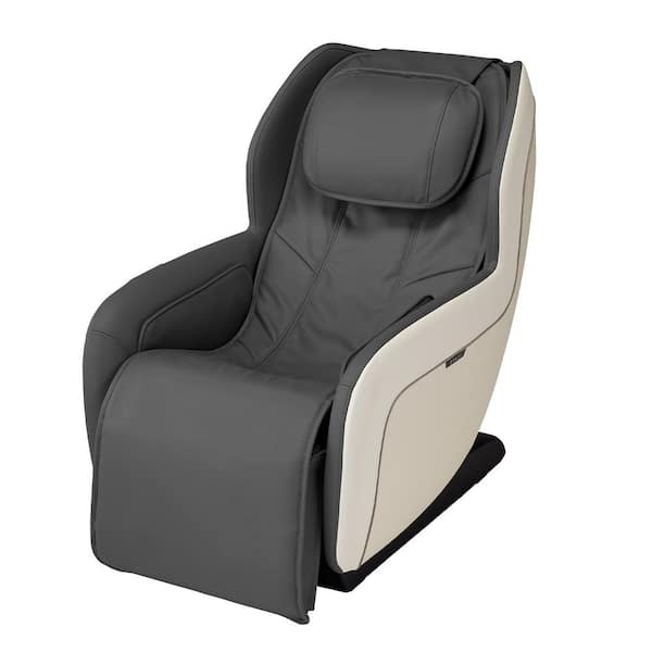Synca Wellness CirC+ Gray Modern Synthetic Leather Heated Zero Gravity SL Track Massage Chair