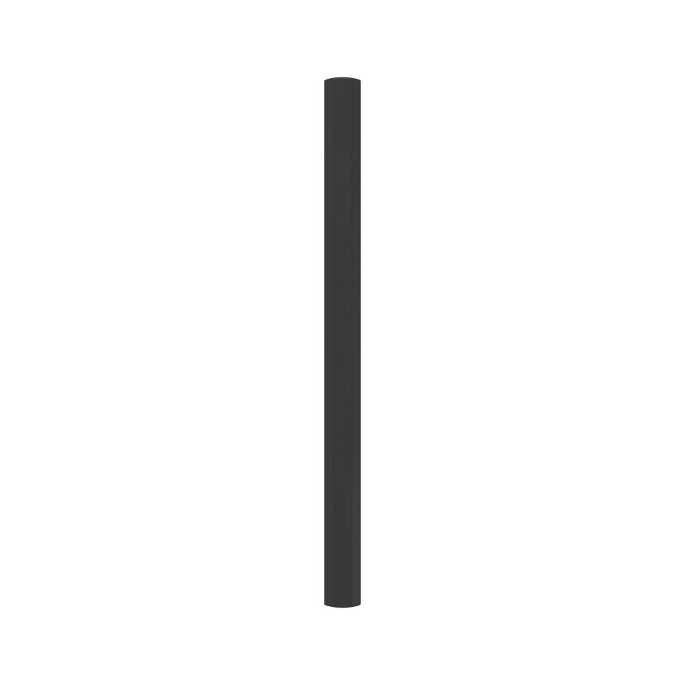 Matte Black Modern Cabinet Drawer Pull with Mounting Hardware