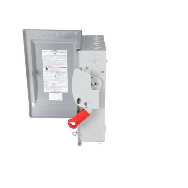 Siemens HF362 60-Amp 3 Pole 600-volt 3 Wire Fused Heavy Duty Safety Switches 