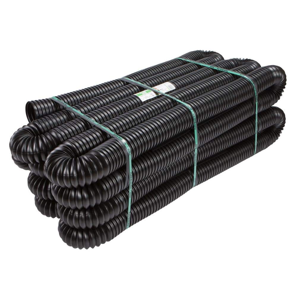 FLEX Drain Pro 4 in. x 100 ft. Black Copolymer Solid Drain Pipe price history on PriceWatchPro