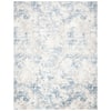 SAFAVIEH Amelia Gray/Blue 11 ft. x 15 ft. Distressed Abstract Area Rug ALA705F-1115