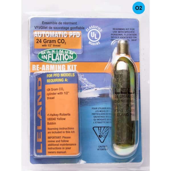 Unbranded Leland 24-Gram Inflatable Life Vest Rearming Kit for V95000 Series - Auto
