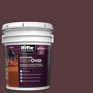 5 gal. #SC-106 Bordeaux Smooth Solid Color Exterior Wood and Concrete Coating