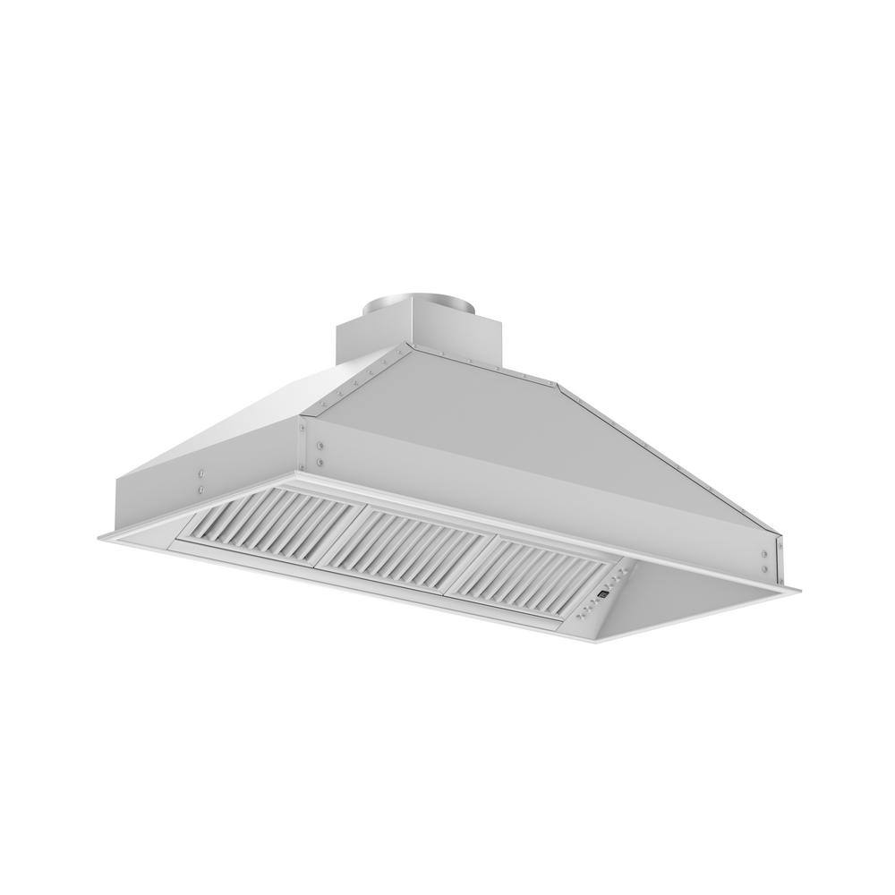 46-Inch Brushed Stainless Steel Range Hood Insert
