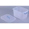 Basicwise 5.36 Gal. Large Clear Storage Container With Lid and