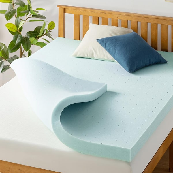 best price mattress 4 in. Full Cooling Gel Ventilated Memory Foam Mattress Topper
