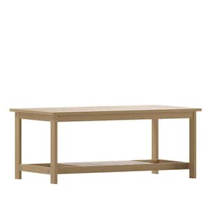Brown Rectangle Resin Market Outdoor Side Table