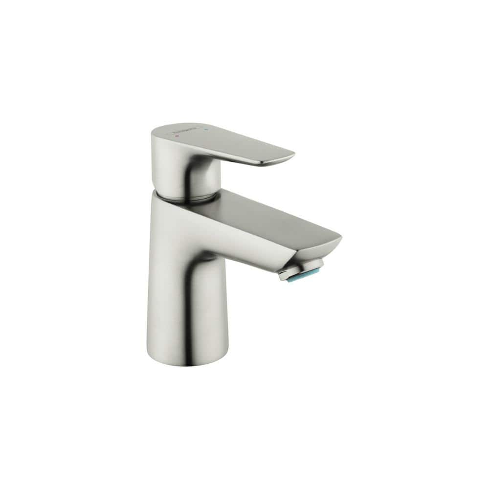 Eco-Friendly Brushed Nickel Modern Single Hole Bathroom Faucet