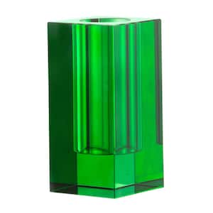 Green Glass Decorative Vase
