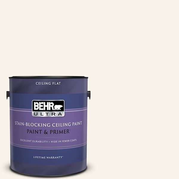 BEHR ULTRA 1 gal. Designer Collection #DC-005 Natural White Ceiling ...