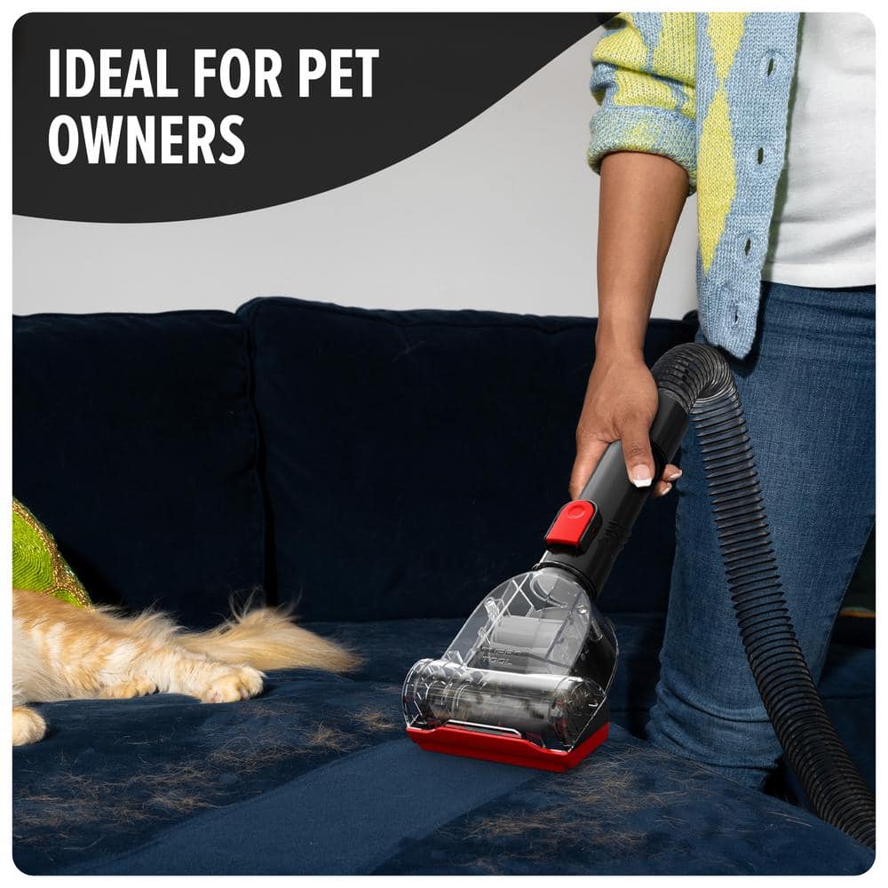 Black Bagless Upright Vacuum Cleaner with Pet Tool Kit