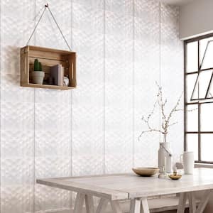 More Pure Matte White 9-7/8 in. x 15-3/4 in. Ceramic Wall Tile (10.9 sq. ft./Case)