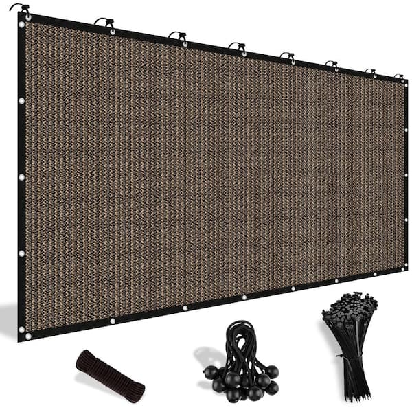 90% UV Blocking Shade Cloth 8 x 12 ft with Grommets for Pergola Patio Garden Backyard Canopy Mesh Screen Cover