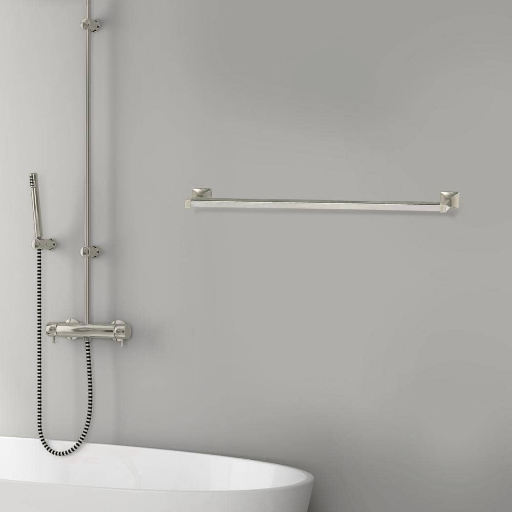 Design House 539155 Millbridge Classic 30-inch Towel Bar for Bathroom Bedroom Closet or Kitchen Satin Nickel