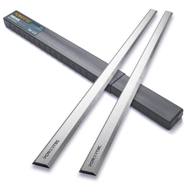 ‎POWERTEC 12-1/2 in. High Speed Steel Planer Blades for JET JWP-12, JWP-12-4P, JWP-12DX Planer (2-Pack)