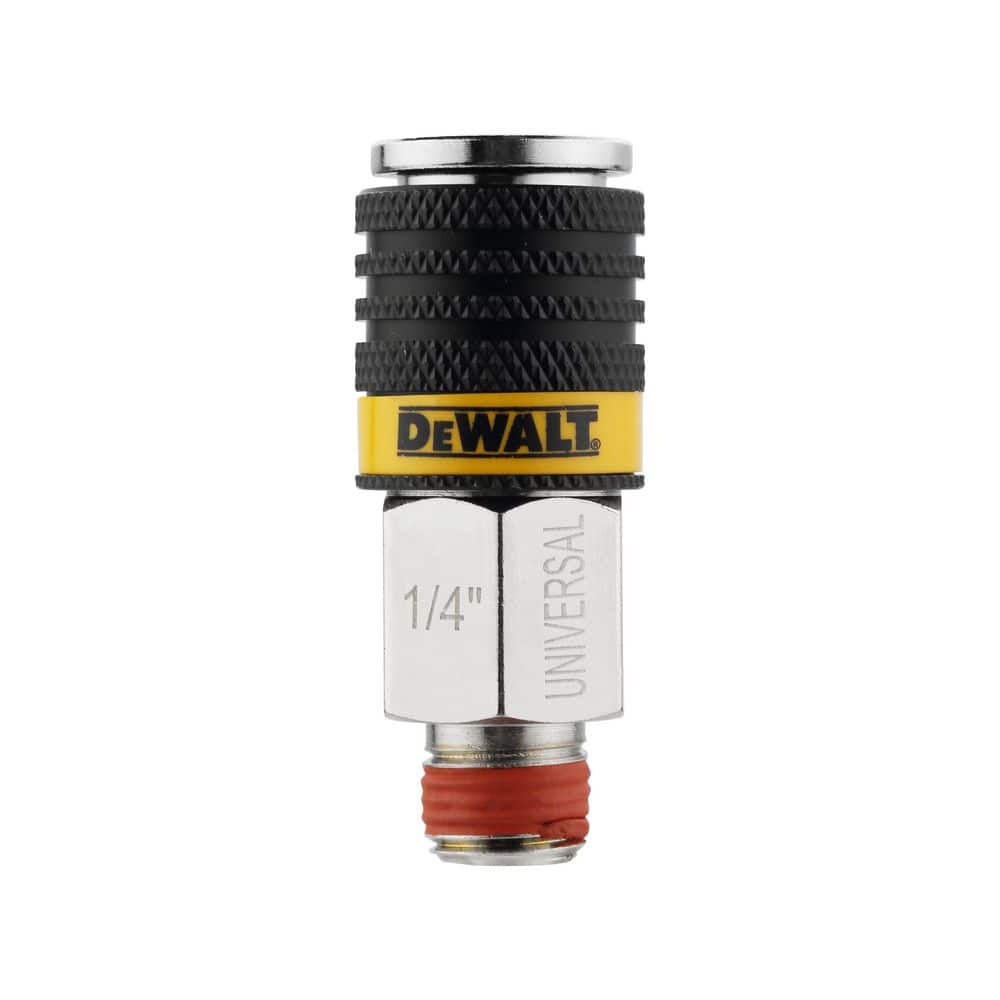 DEWALT 1/4 in. MNPT x 1/4 in. Body Male Universal Coupler