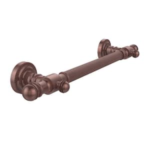 Dottingham Collection 16 in. x 2.375 in. Grab Bar Reeded in Antique Copper