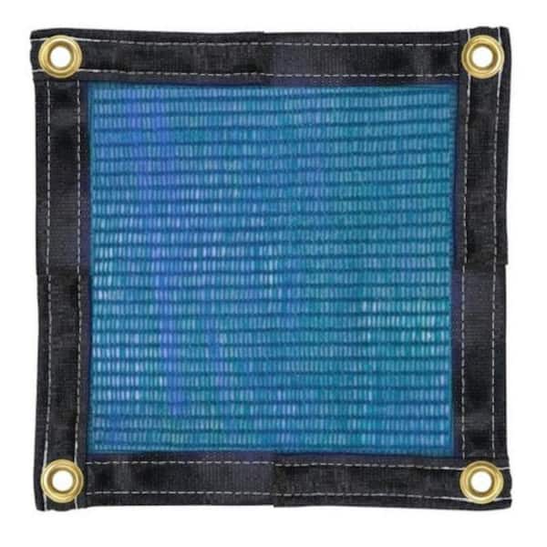 12 ft. x 40 ft. Blue 3 Season Knitted Shade Cloth with 50% Shade Protection