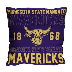 NCAA Minn St Mank Stacked Pillow