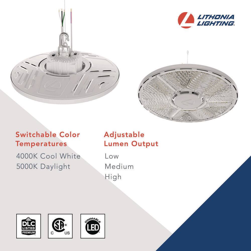 Matte Black Aluminum LED Round High Bay Light