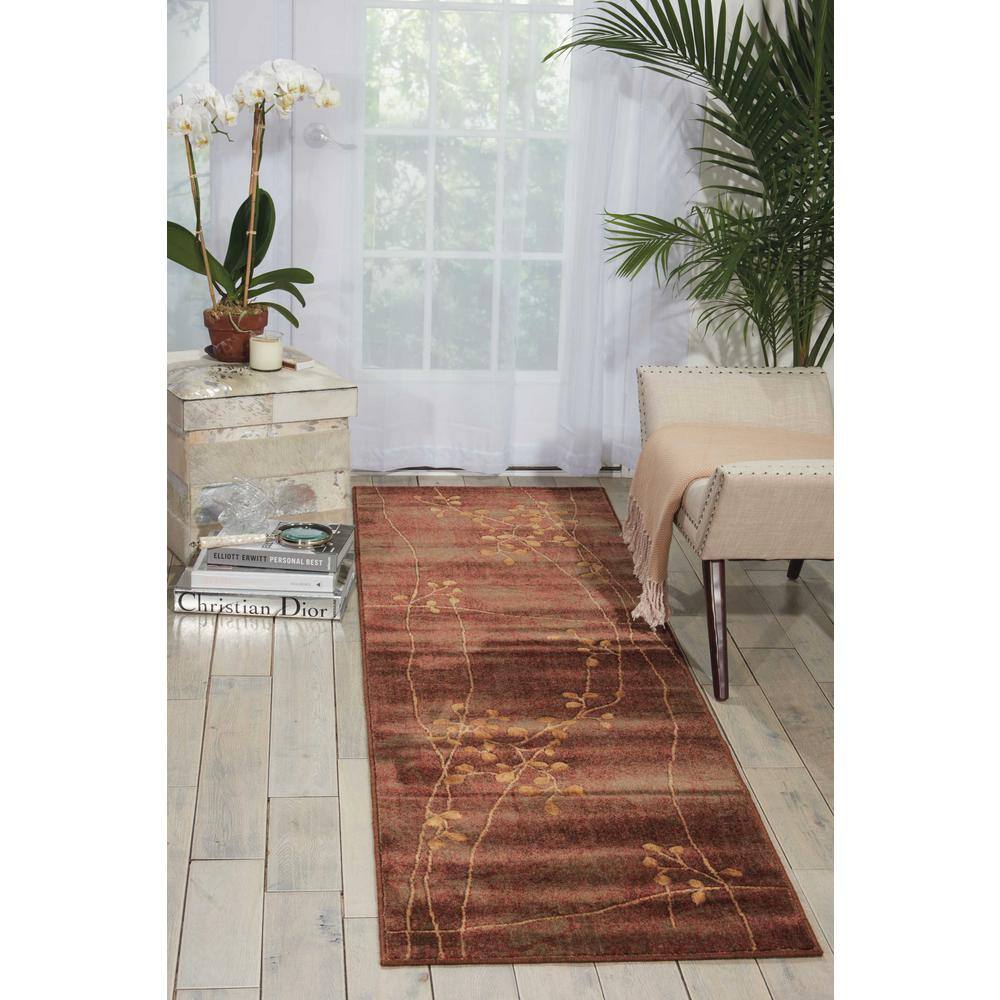 Large Multicolor Synthetic Traditional Handmade Rug
