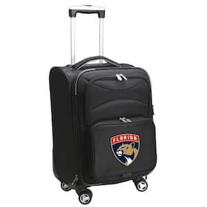 NHL Florida Panthers 21 in. Black Carry-On Spinner Softside Suitcase