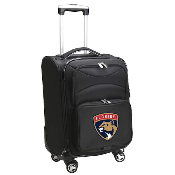 Denco NHL Florida Panthers 21 in. Black Carry-On Spinner Softside Suitcase