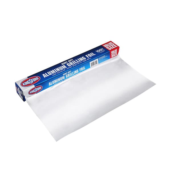 Kingsford Aluminum Grilling Foil, Heavy Duty, 100 Square Feet, Value Size