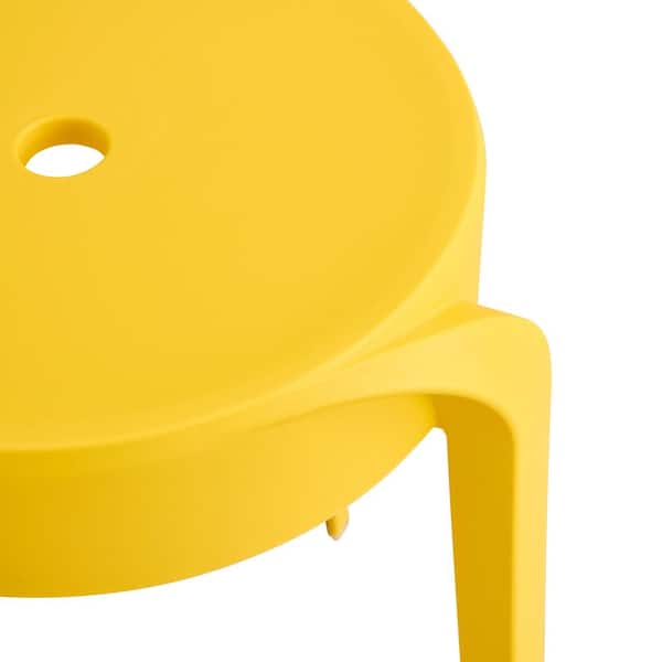 Aazon.co: Barydat 24 Pcs Stackable Stools Bulk Plastic Round Top