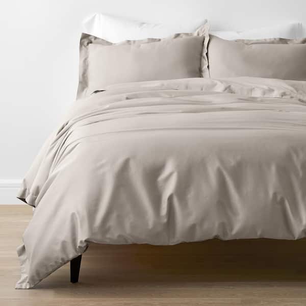 The Company Sand Solid Bamboo, Bamboo Duvet Cover King