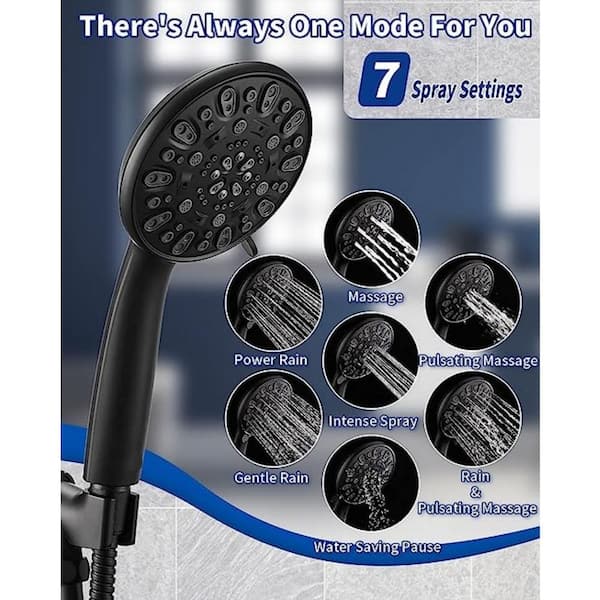 Black Shower Power Brush