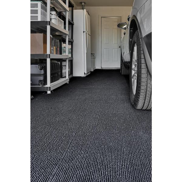 GARAGE GRIP 10 ft. x 17 ft. Professional Grade Non Slip Flooring Roll in  Gray Rib MCPANEL10x17G - The Home Depot