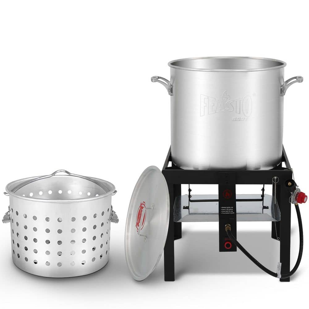 60 Qt. Seafood Boilling Kits-Crawfish Boiler with Strainer, Propane Burner and Stand price history on PriceWatchPro