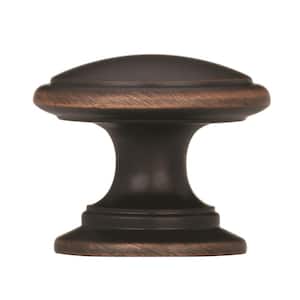 Allison Value 1-1/4 in. (32 mm) Dia Oil Rubbed Bronze Round Cabinet Knob (10-Pack)