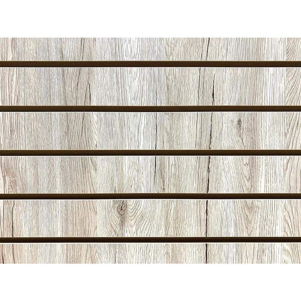 24" x 48" Barnwood MDF Slatwall Panels Set