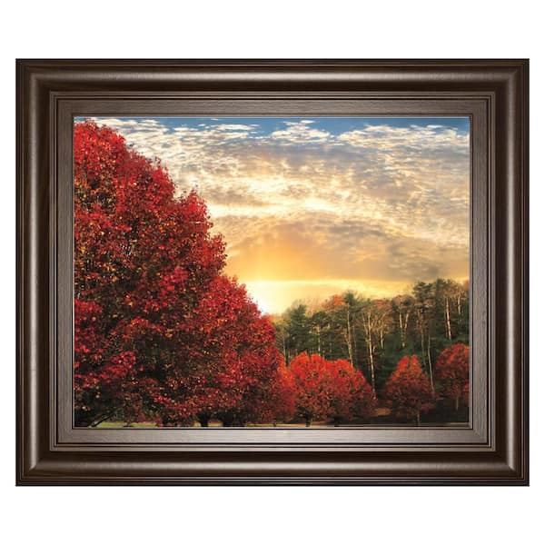 Classy Art "Crimson Tress" By Celebrate Life Gallery Framed Print Wall Art 26 in. x 22 in.