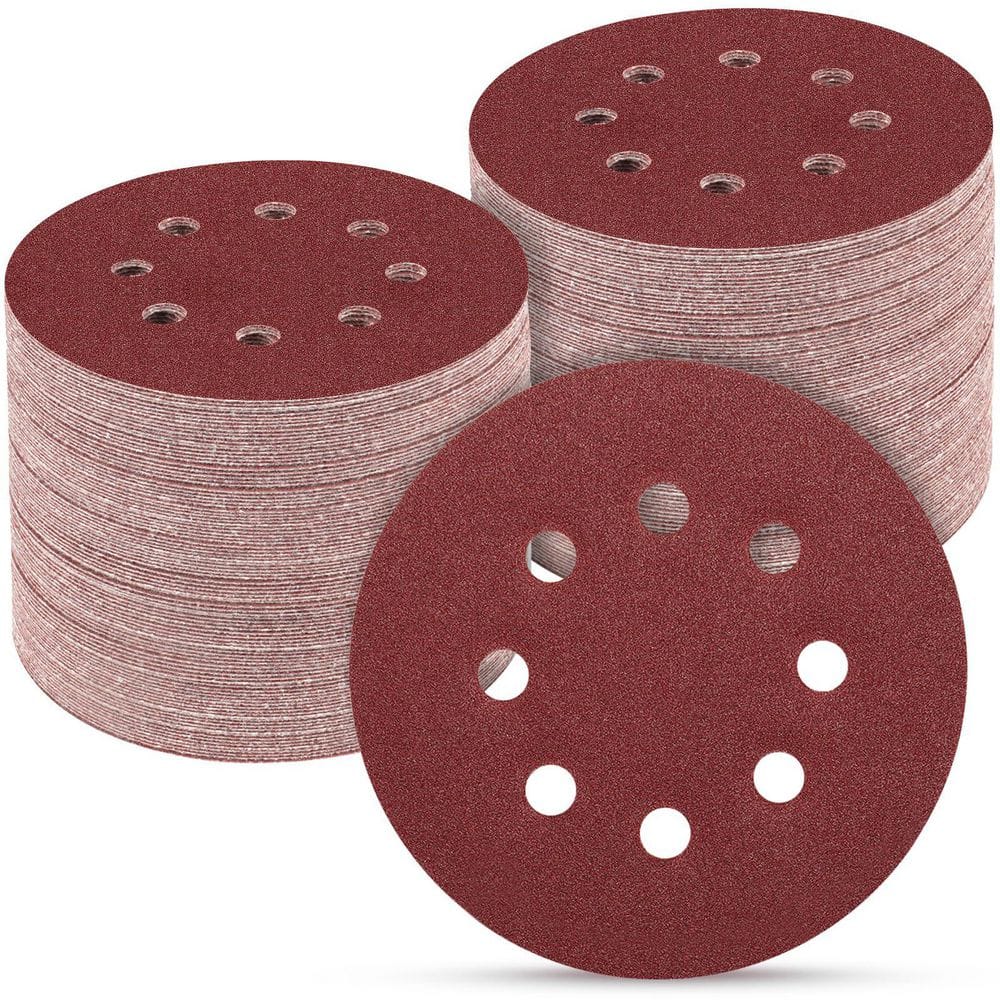 5 Inch 100 Grit Sanding Discs with Hook and Loop Backing for Random Orbital Sander, Durable Aluminum Oxide, 100 Pack price history on PriceWatchPro