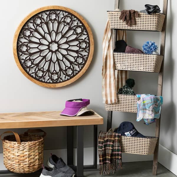 Set(3) Wicker Baskets Storage Under Shelf Basket 14, 13, 11 – The DIY  Outlet