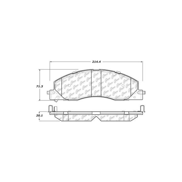 Centric Parts Disc Brake Pad Set