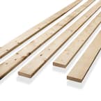 1 in. x 4 in. x 5 ft. Pine Queen Bed Slat Board (7-Pack) 231575 - The Home  Depot