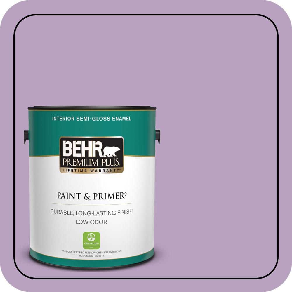 1 gal. #660D-4 Lilac Rose Semi-Gloss Enamel Low Odor Interior Paint & Primer price history on PriceWatchPro