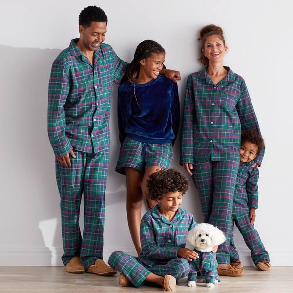 Green Plaid Dog Pajamas 60010G-XL 