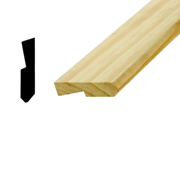 American Wood Moulding WM 1195 11/16 in. x 2-1/2 in. Pine Solid Stool Moulding