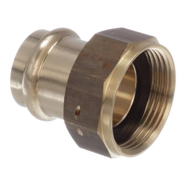 Viega ProPress 1 in. Press x 1-1/4 in. F BSP Zero-Lead Bronze Union Tailpiece
