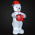 6 ft. x 3 ft. Pre-Lit LED Holiday Characters Christmas Inflatable