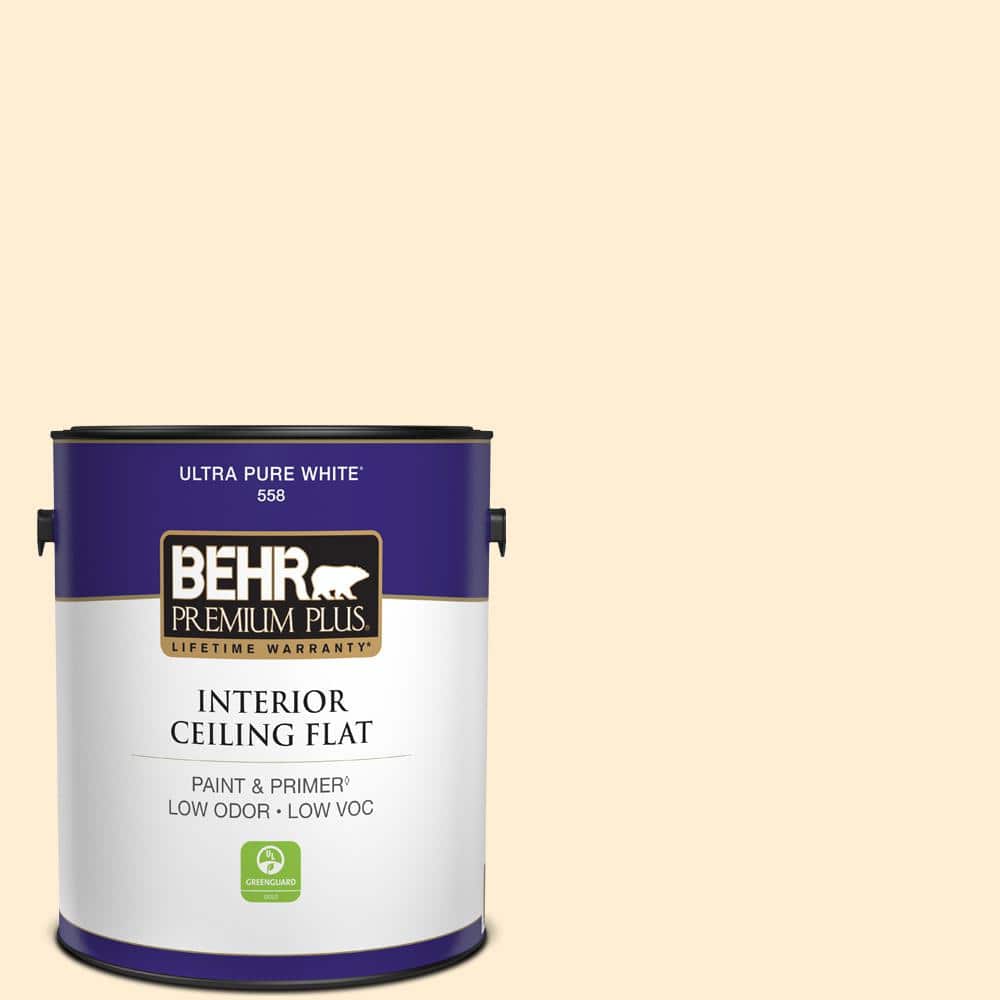 BEHR PREMIUM PLUS #M270-1 Pearly White Ceiling Flat