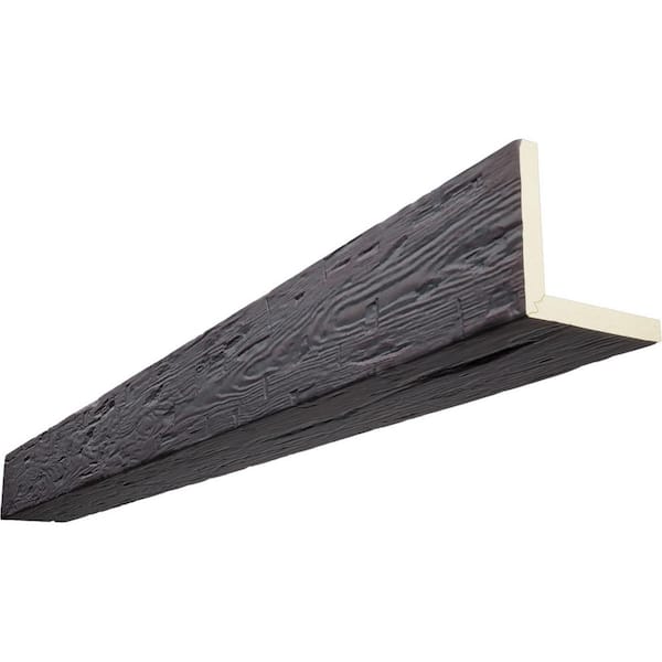 Ekena Millwork Endurathane 10 in. H x 6 in. W x 8 ft. L Hand Hewn Sangria Faux Wood Beam